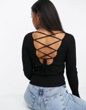 Buy Trendyol Heart Shaped Knit Top in Black 2024 Online