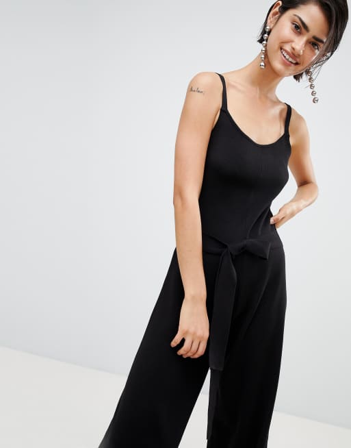 Stradivarius store black jumpsuit