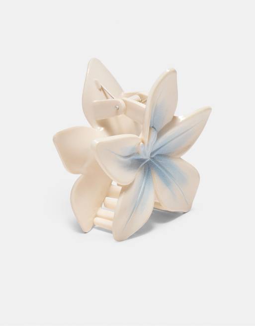 Stradivarius - Kongeblå hårklemme med blomsterdesign, 2 af 4
