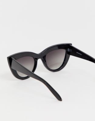 large black cat eye sunglasses