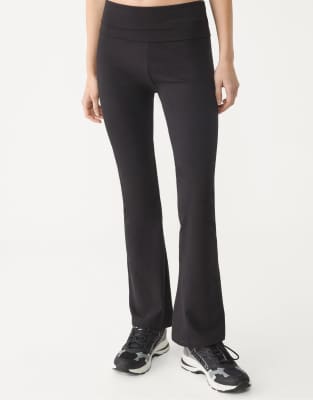 Stradivarius - Legging évasé - Noir