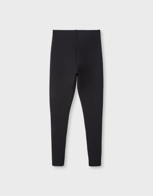 Stradivarius leggings in maglia nere, 7 di 7