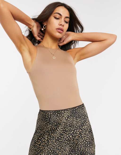 Stradivarius - Lijfje in beige