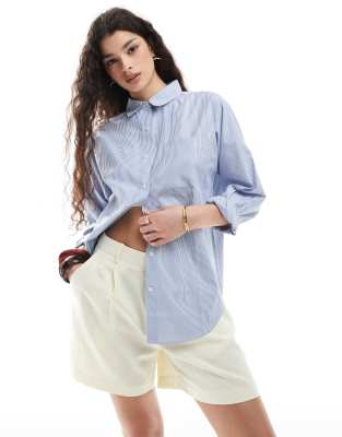 Stradivarius Linen Blend Tailored Shorts