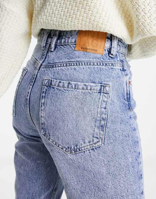 Stradivarius - Ljusa mom-jeans i vintagestil, 5 av 5