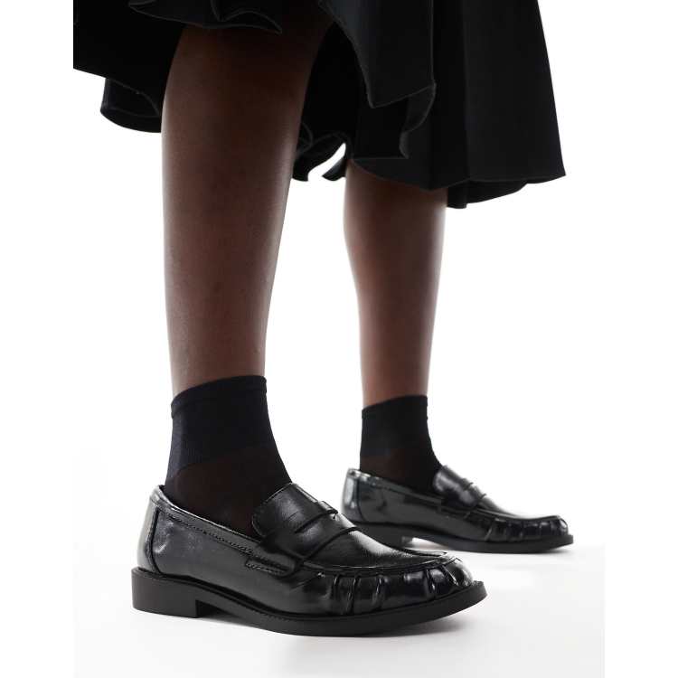 Asos Sales Asos Mocassin Femme Mocassins NOIR Femme Motif Uni A