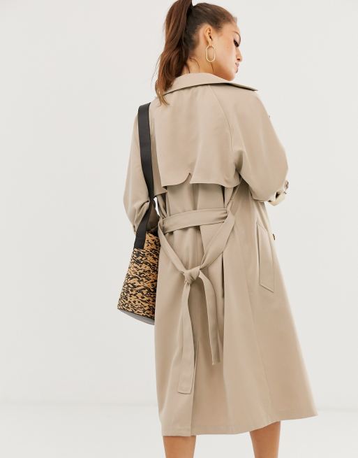 Trench beige fluide new arrivals