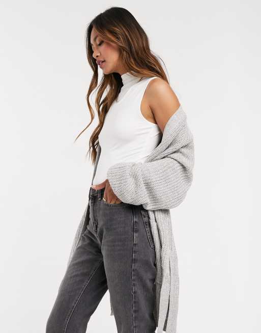 Grey 2025 soft cardigan