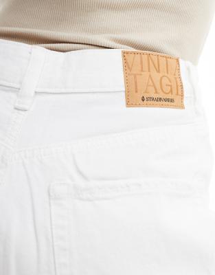 White jeans clearance short