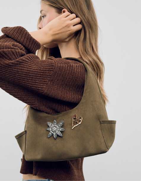 Stradivarius - Lot de 2 broches étoile et cœur - Doré - view 1