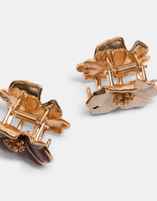 Boutons De Manchette Stradivarius - Marron - Acier - Boîte Clj Charles Le Jeune - Neuf Avec étiquettes