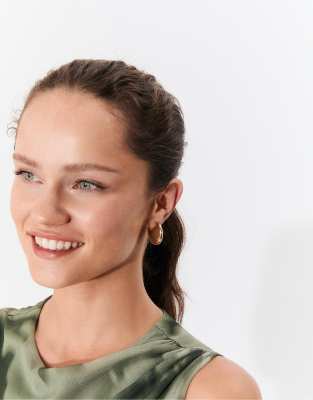 Lot de 3 paires de boucles d'oreilles toiles - Moutarde - Stradivarius - Modalova