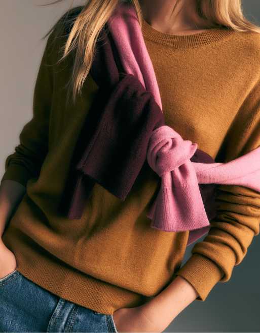 Stradivarius Maglione morbidissimo in 100% feltro testurizzato