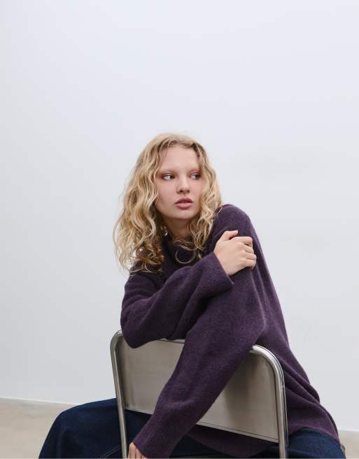 Stradivarius Maglione rosa morbido al tatto ASOS