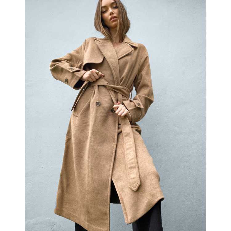 Manteau best sale camel stradivarius