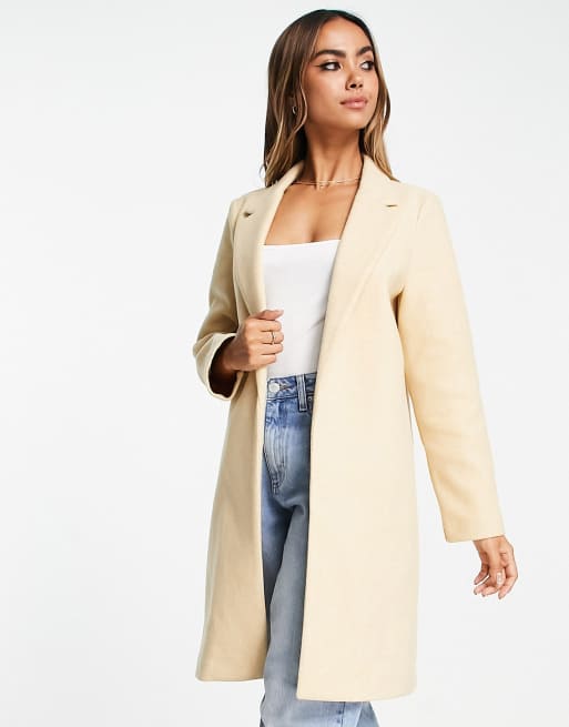 manteau laine stradivarius