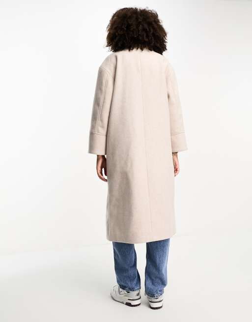 Manteau discount stradivarius beige