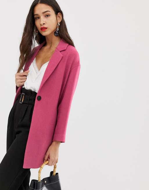 Manteau rose stradivarius hot sale