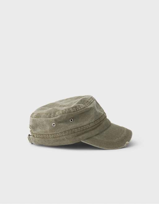 Stradivarius Matrosenmütze in Khaki, 4 von 4