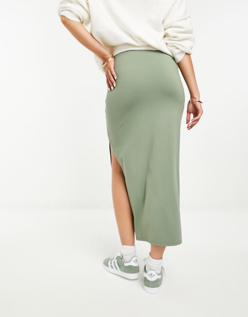 Maxi pencil 2025 skirts khaki