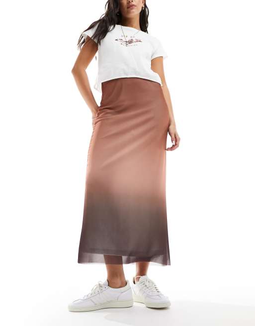 Ombre maxi sale skirt