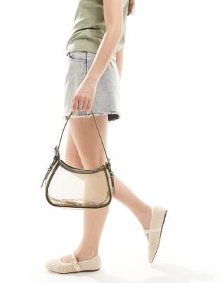 Stradivarius Mesh Purse