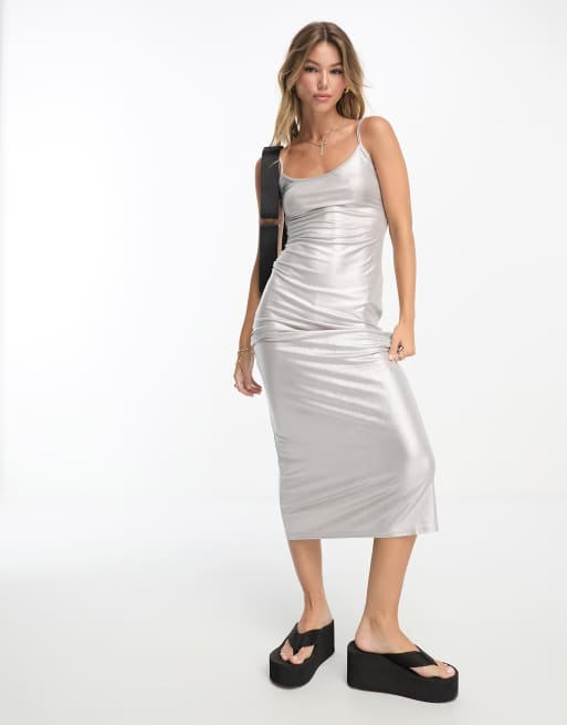 Silver dress outlet tops