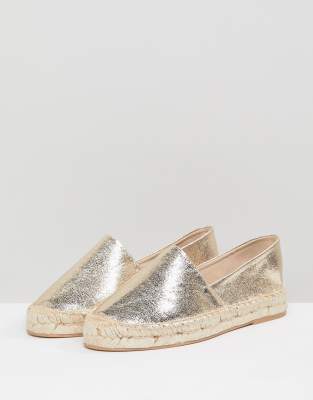 gold espadrilles