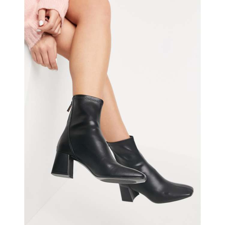 Mid heel shoe boots best sale