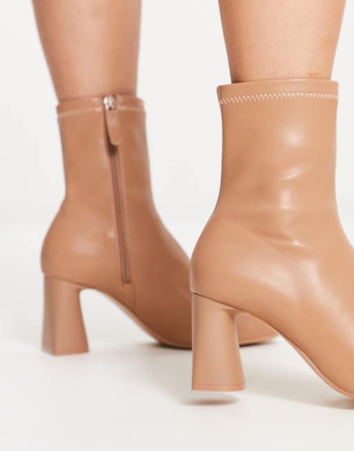 Bottes camel clearance stradivarius