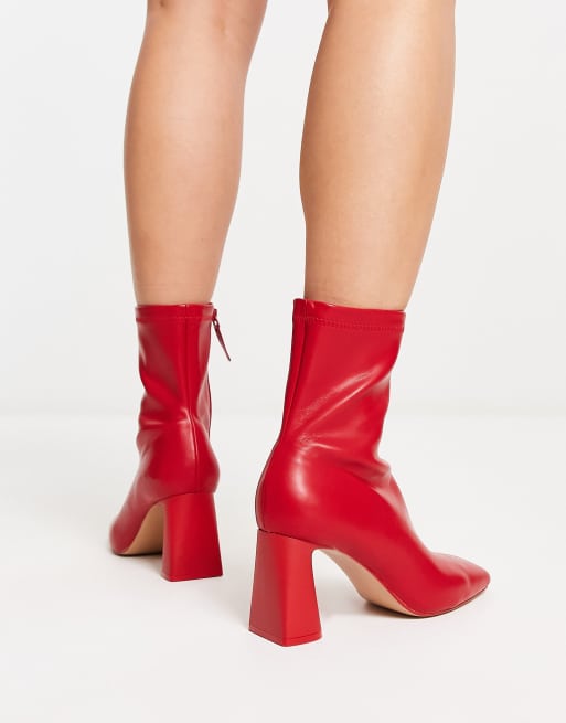 Red sock sales boot heels