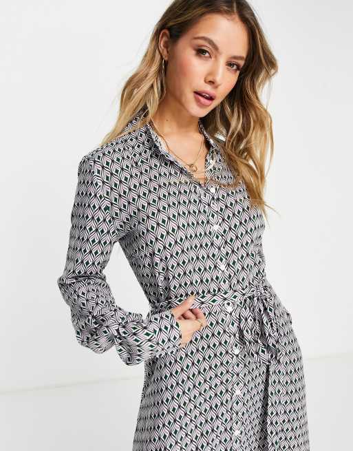 Geo 2025 shirt dress