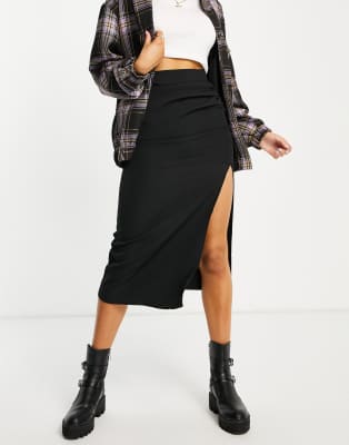 midi skirt stradivarius