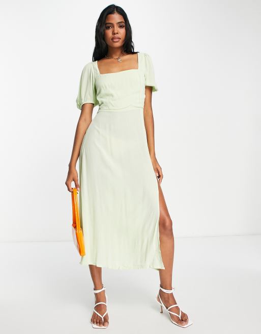 Stradivarius cheap midi dress