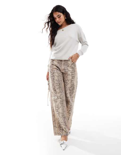 Stradivarius – Miękka szara bluza z odsłoniętym ramieniem, 3 z 4