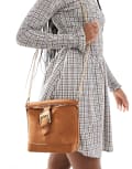 [Stradivarius] Stradivarius mini buckle bag in brown No Size BROWN