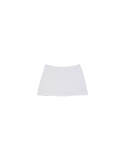 Stradivarius - Mini jupe-short - Écru, 5 de 7