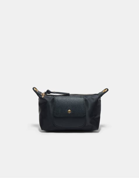 Stradivarius mini tas met contrast in zwart - view 1