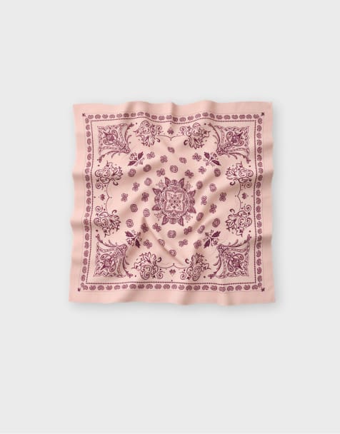 Stradivarius mjuk scarf i pastellrosa - view 1