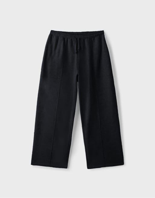 Stradivarius mjuka barrel-joggers i mörkgrått, 6 av 7