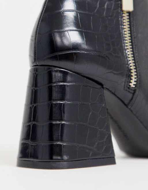 Bottines 2025 croco stradivarius