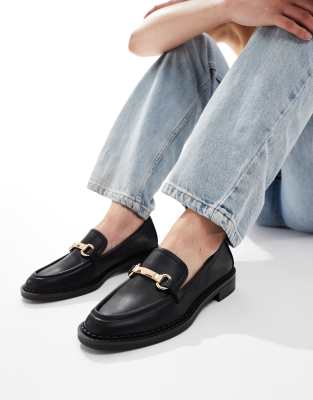 Stradivarius - Mocassins - Noir