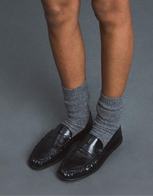 Stradivarius mocassins noirs, 2 de 6