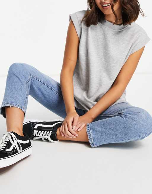 Mom jeans vans clearance