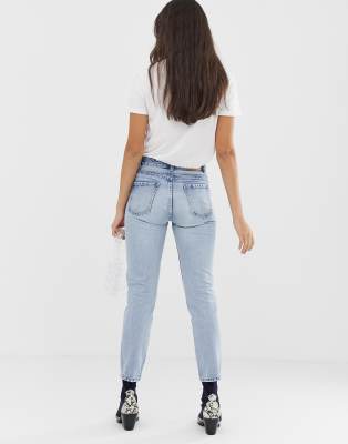 asos stradivarius mom jeans