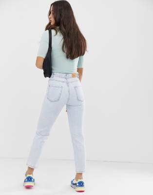 asos stradivarius mom jeans