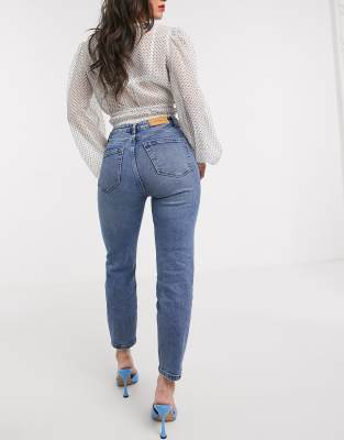 asos stradivarius mom jeans