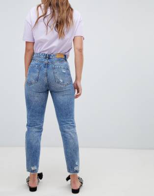 asos stradivarius mom jeans