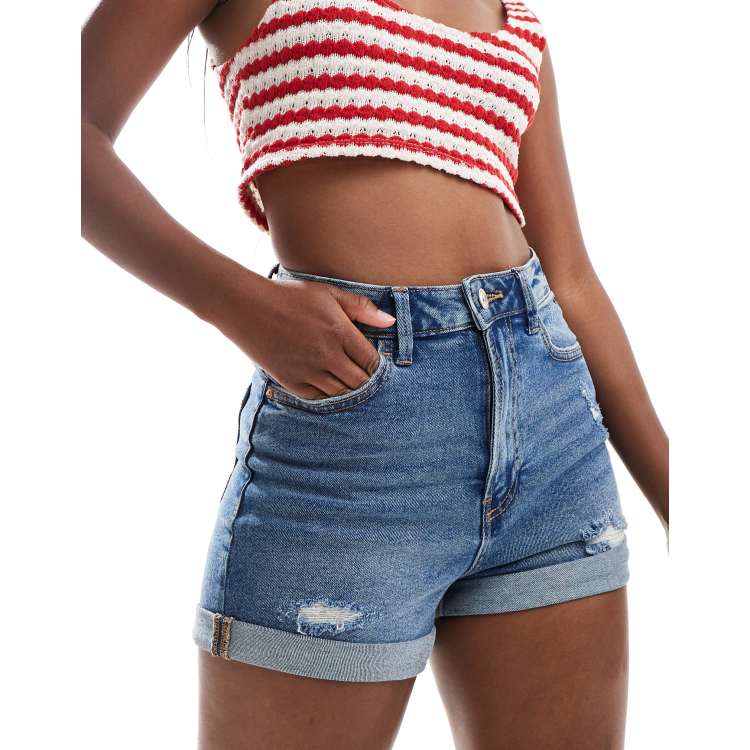 Mom best sale denim short