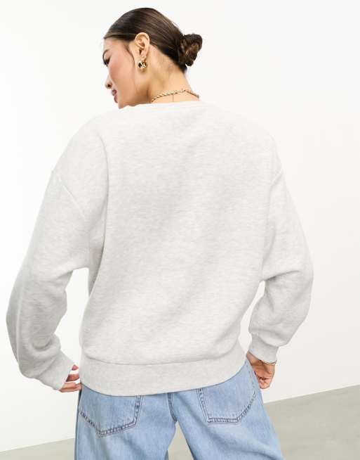 Stradivarius - Monaco - Sweat - Gris chiné , 3 de 4